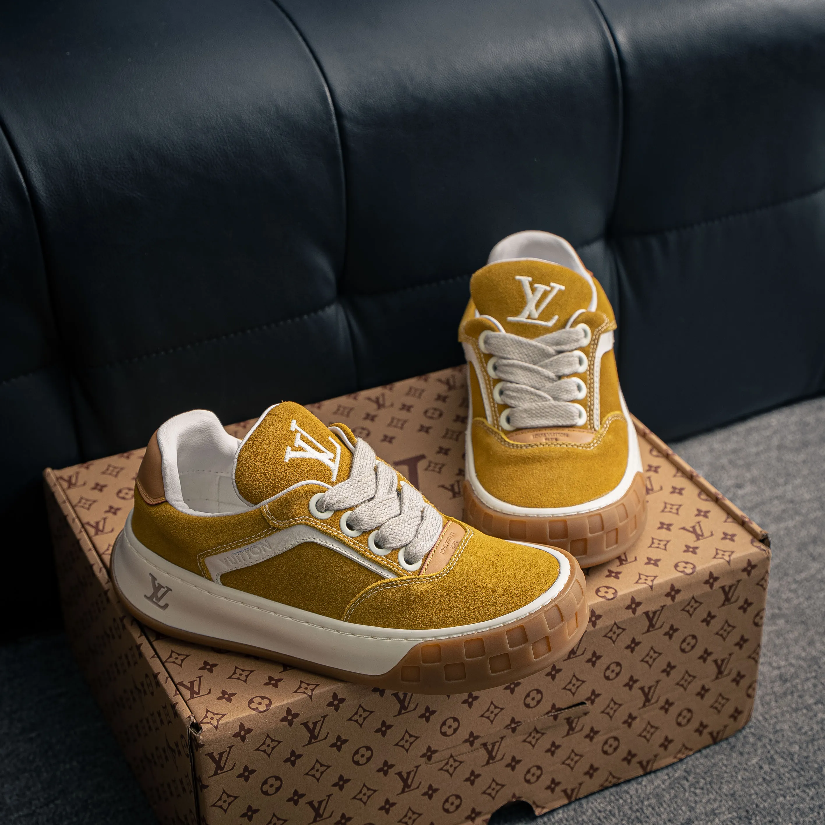 # Premium -- LOUIS VUITTON Tilted Series｜2026 LV Tilted Low Sneakers Series Low-Top Retro